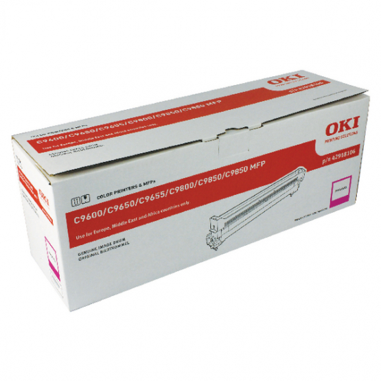 Oki C9600/C9800 Magenta Original Imaging Drum (42918106) 